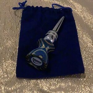 NWOT Hofstra University Wood Top Wine Bottle Stopper